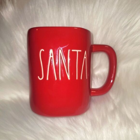 Rae Dunn SANTA red coffee cup - Picture 3 of 16